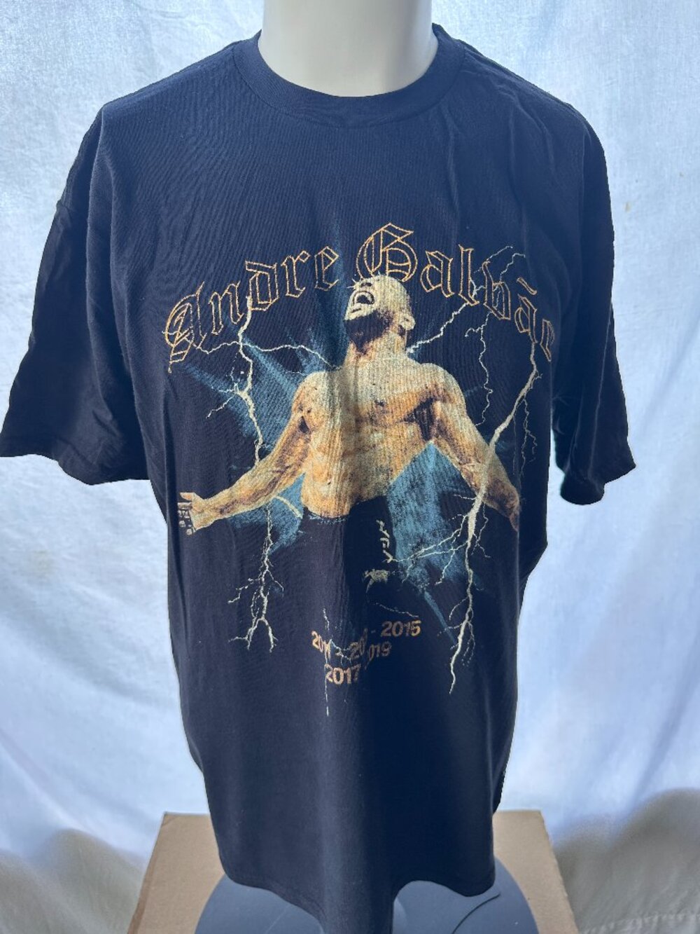 Andre Galvao Brazil Jiu Jitsu KNGZ Men's Black T Shirt XL